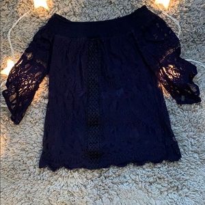 Francesca off the shoulder top in XS